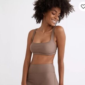 Madewell Brown Bikini Top